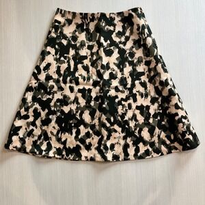 Planet Gold Women Mock Neck Top Camo Skirt Set Green Casual Modest M Ribbed Knit